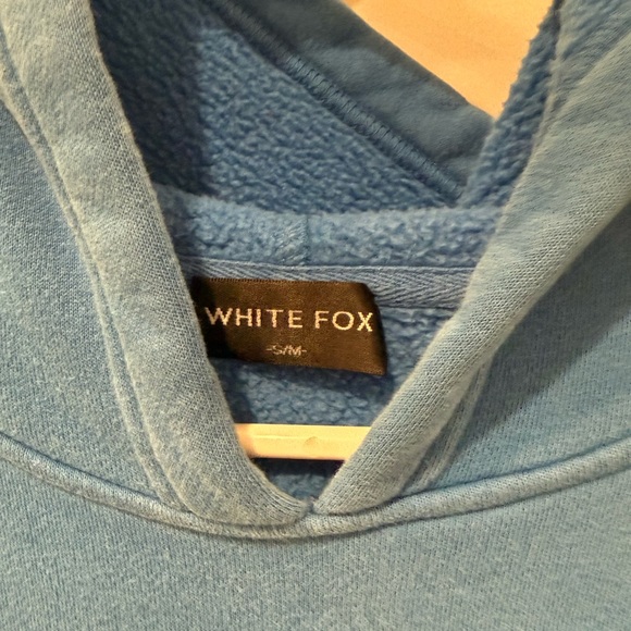 White Fox Boutique Blue Hoodie - Picture 5 of 5